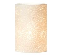 Gilde Lampe Picotement Fleur - Porcelaine - Motif de Trous H 35 cm