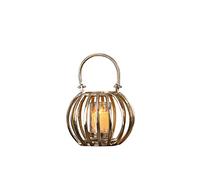 GILDE Lanterne à Bougie - en Aluminium - Décoration de Salon - Lumière de Noël - Diamètre 23 cm