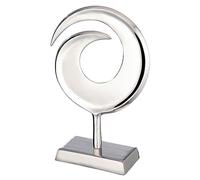 Gilde Sculpture décorative - en Aluminium - Décoration argentée - Cadeau de Noël pour Femme - Hauteur : 47 cm