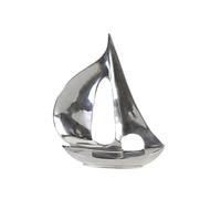 Gilde - Sculpture en Aluminium Poli - Décoration de Salle de Bain - H. 35 cm
