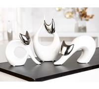 GILDE Sculpture en céramique en forme de chat Nadja VE 2 32510