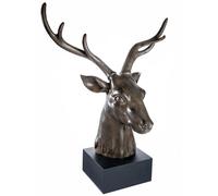 Gilde sculpture tête de cerf