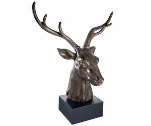 Gilde sculpture tête de cerf