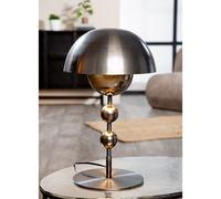 Gilde Tischleuchte, Ball, "Metallique", Eisen, silberfarben, VE 1, H. 43.5 cm, D. 26.5 cm 58201 4063387582015