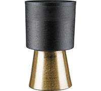 Gilde Übertopf, zylindrisch, "Nama", Aluminium, schwarz, VE 1, H. 34 cm, D. 22 cm