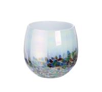 GILDE Vase Arco en Verre, Multicolore, diamètre : 19,5 cm, Accessoire d'intérieur, Cadeau, Arrangement Floral