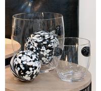 GILDE Vase, Windlicht, "Kuno", Glas, klar, , H. 23 cm, D. 23 cm 27590