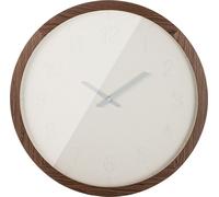 Gilde Wanduhr, rund, "Schlichto", Glas, Holz, Kunststoff, MDF, Metall, weiß, VE 1, L. 5,5 cm, D. 60 cm 52667