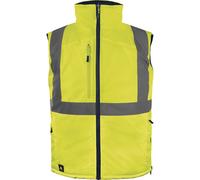 GILET CHAUD HAUTE VISIBILITÉ RÉVERSIBLE POLYESTER OXFORD ENDUIT PU DELTA PLUS - FIDJ3HVJA 52/54 (L)