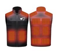 Gilet Chauffant Homme Femme, Veste Chauffante avec 11 Zones de Chauffage et 3 Modes de Chauffe, Lavable Chauds Gilet Thermique Homme pour Activités de Plein Air, Pêche, Ski (Batterie Non Incluse)