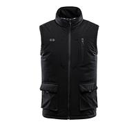 Gilet chauffant intelligent homme rechargeable USB en coton avec 11 de chaleur réglables et commande numérique veste sans manches idéale pour activités extérieures hiver confortable2026