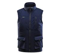 Gilet chauffant intelligent homme rechargeable USB en coton avec 11 de chaleur réglables et commande numérique veste sans manches idéale pour activités extérieures hiver confortable2026