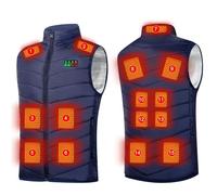 Gilet Chauffant pour Homme Femme, Veste Chauffante Sans Manche Électrique , Blouson De Chasse Thermique électriques Hiver,Veste Vêtements Chauffé pour Randonnée Chasse Activités de Plein Air