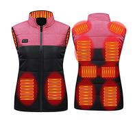 Gilet Chauffant pour Homme Femme, Veste Chauffante Sans Manche Électrique , Blouson De Chasse Thermique électriques Hiver,Veste Vêtements Chauffé pour Randonnée Chasse Activités de Plein Air