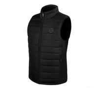 Gilet chauffant unisexe avec 3 réglages de température et 9 zones de chauffage pour sports de plein air, coupe-vent, lavable en machine, taille M (XXL)
