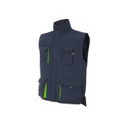 Gilet de sÃ©curitÃ© matelassÃ© multipoches Velilla Bleu L