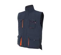 Gilet de sÃ©curitÃ© matelassÃ© multipoches Velilla Bleu M