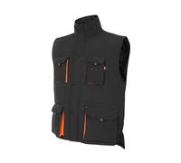 Gilet de sÃ©curitÃ© matelassÃ© multipoches Velilla Noir 2XL