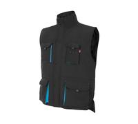 Gilet de sÃ©curitÃ© matelassÃ© multipoches Velilla Noir L