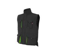 Gilet de sÃ©curitÃ© matelassÃ© multipoches Velilla Noir S