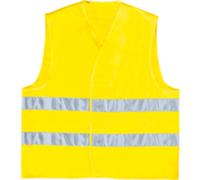 GILET DE SIGNALISATION DELTA PLUS POLYESTER BANDES PARALLELES JAUNE GILP2- GILP2JA0 52/54 (L)