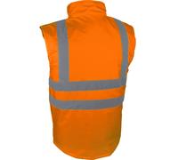 Gilet de signalisation Doublé polaire orange fluo - SINGER - GANO XL