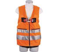 Gilet de signalisation MAS40 Quick EN361 EN20471 2-points,Gilet orange p.Taille44-54 MAS