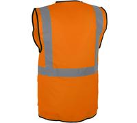 Gilet de signalisation Polyester Multi-poches orange fluo - SINGER - GARO M