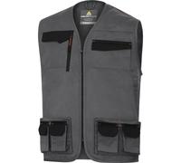 GILET DE TRAVAIL DELTA PLUS MACH2 GRIS ORANGE - M2GI3GO0 52/54 (L)
