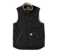 Gilet De Travail Doublé Sherpa En Toile West Coast Choppers NoirM Noir