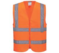 Gilet de travail haute visibilité avec ZIP C375 - orange fluo - XXL PORTWEST