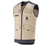 Gilet de travail TROWEL sans manches 9ATTUP beige/noir T2 LAFONT LA-9ATTUP-204-2