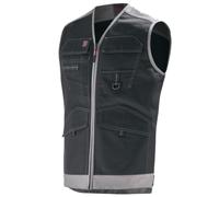 Gilet de travail TROWEL sans manches 9ATTUP noir/gris T1 - LAFONT - LA-9ATTUP-985-1 Charcoal G