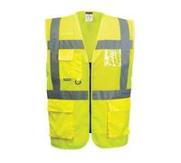 Portwest Gilet exécutive maille Madrid, Couleur: Jaune, Taille: XXXL, C496YERXXXL