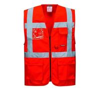 Gilet Haute Visibilité Executive-Berlin Portwest Rouge S