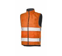 Gilet haute visibilité orange fluo/bleu T2XL DIADORA S.P.A 702.170747.XXL C6190