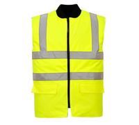 Gilet haute visibilité Portwest réversible matelassé Jaune S
