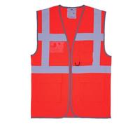 Gilet haute visibilité - rouge fluorescent - 3XL - Safari Air T2S