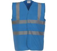 Gilet haute visibilité YOKO Bleu Saphir 3XL
