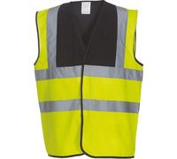 Gilet haute visibilité YOKO Noir / Jaune L