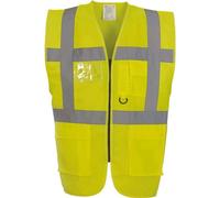 Gilet multifonction haute visibilité Yoko Jaune M