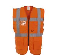 Gilet multifonction haute visibilité Yoko Orange M