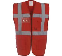Gilet multifonction haute visibilité Yoko Rouge L