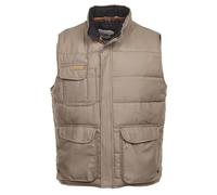 Gilet multipoches anti-froid HERITAGE noisette TM TSD BOSSEUR 11080-031