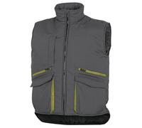 Gilet multipoches gris/vert Delta Plus, taille S