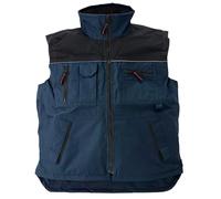 Gilet ripstop bleu marine 100%polyester end.pvc taille s