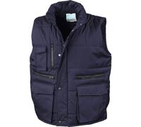 Gilet sans manches de travail matelassé Result Bleu Marine XL