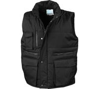 Gilet sans manches de travail matelassé Result Noir S