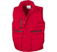Gilet sans manches de travail matelassé Result Rouge M