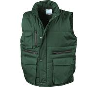 Gilet sans manches de travail matelassé Result Vert Foncé 3XL